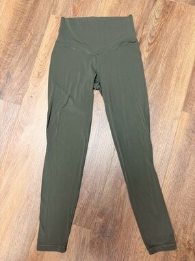 Aerie OFFLINE Real Me High Rise 7/8 Leggings Olive Green Small Soft Athleisure